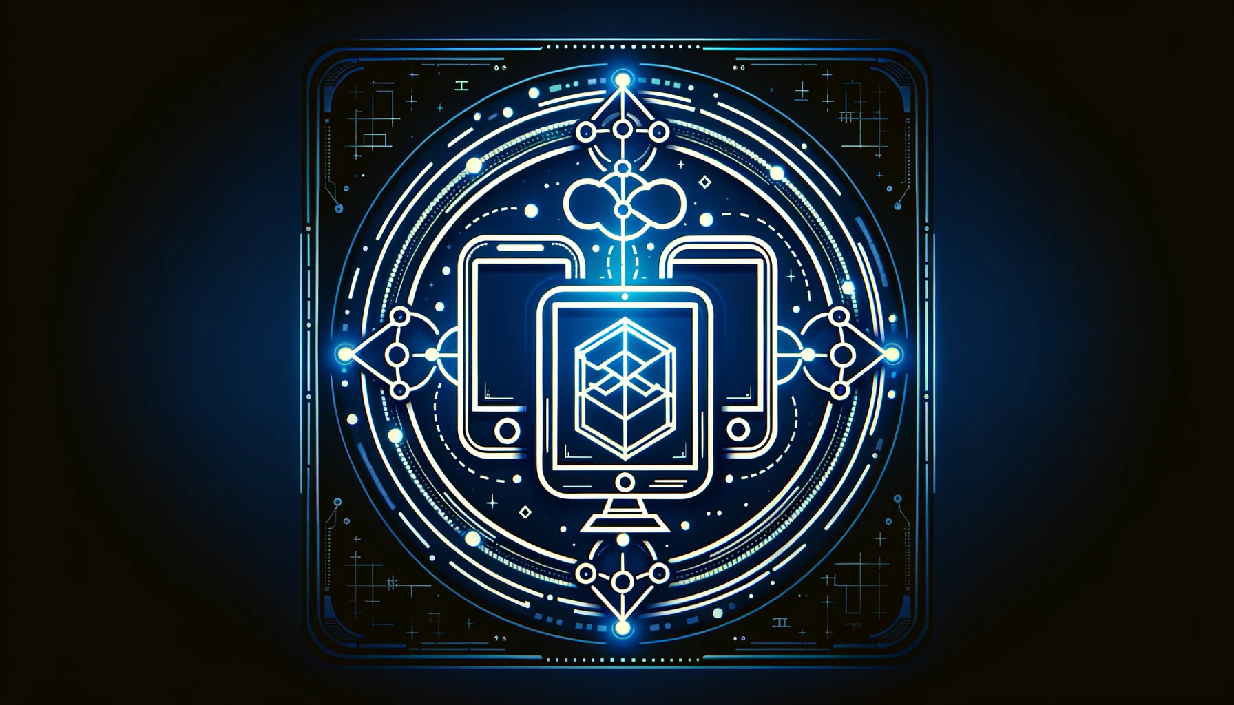 luminous emblem that signifies "Consistency Across Platforms"